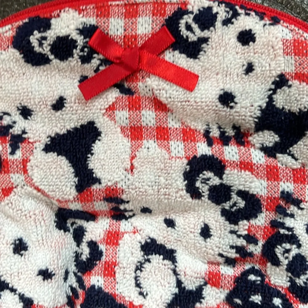 Hello kitty gingham zipper case